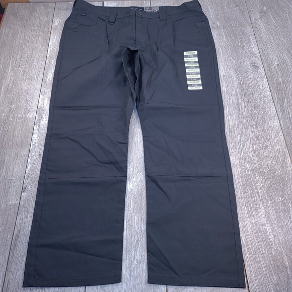 5.11 Tactical Mens 42x32 Gray Taclite Ripstop Jean Cut Mid Rise Straight Leg - Picture 2 of 9